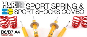 B6/B7 A4 H&R Springs/Bilstein Shocks Sport Combo