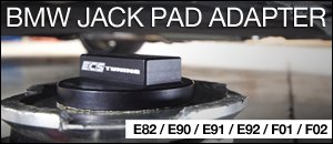 BMW E82/E90/E91/E92/F01/F02 Jack Pad Adapters