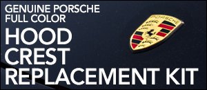 Genuine Porsche Hood Crest