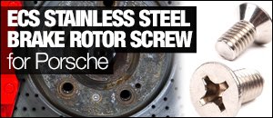 ECS Porsche Stainless Steel Brake Rotor Screw