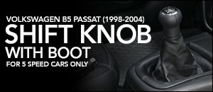 Volkswagen B5 Passat Shift Knob & Leather Boot