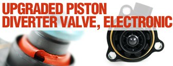 VW/Audi Upgraded Piston Diverter Valve, Electronic