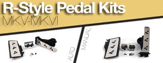 VW MKV/VI R-Line Pedal Sets